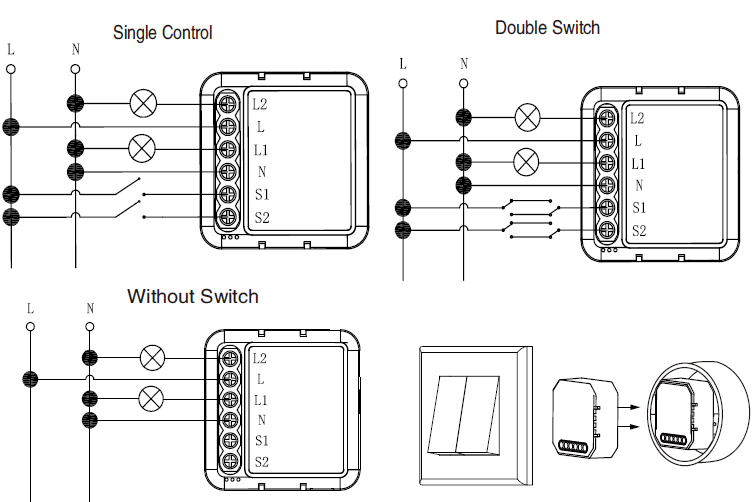GS-S2CH wiring diagrams