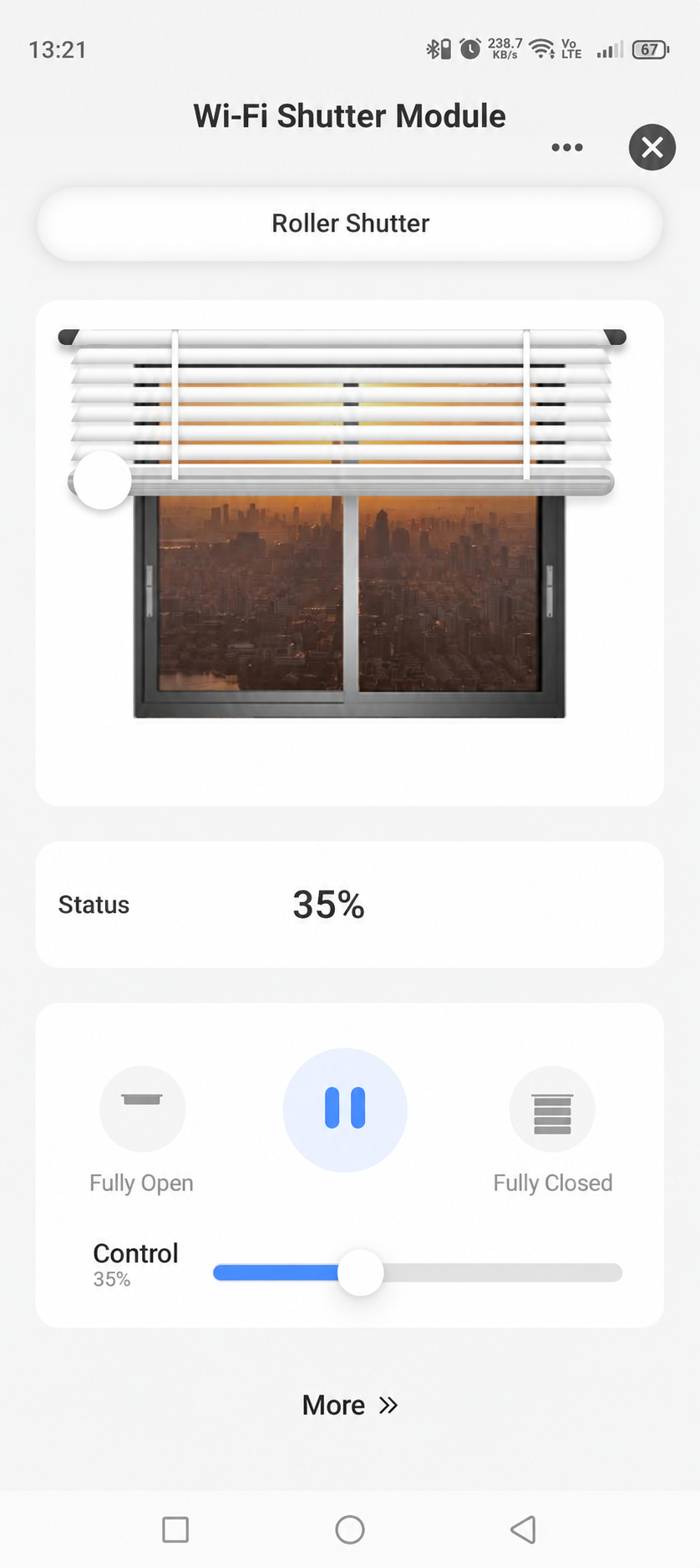 GEYER Smart roller shutter position control