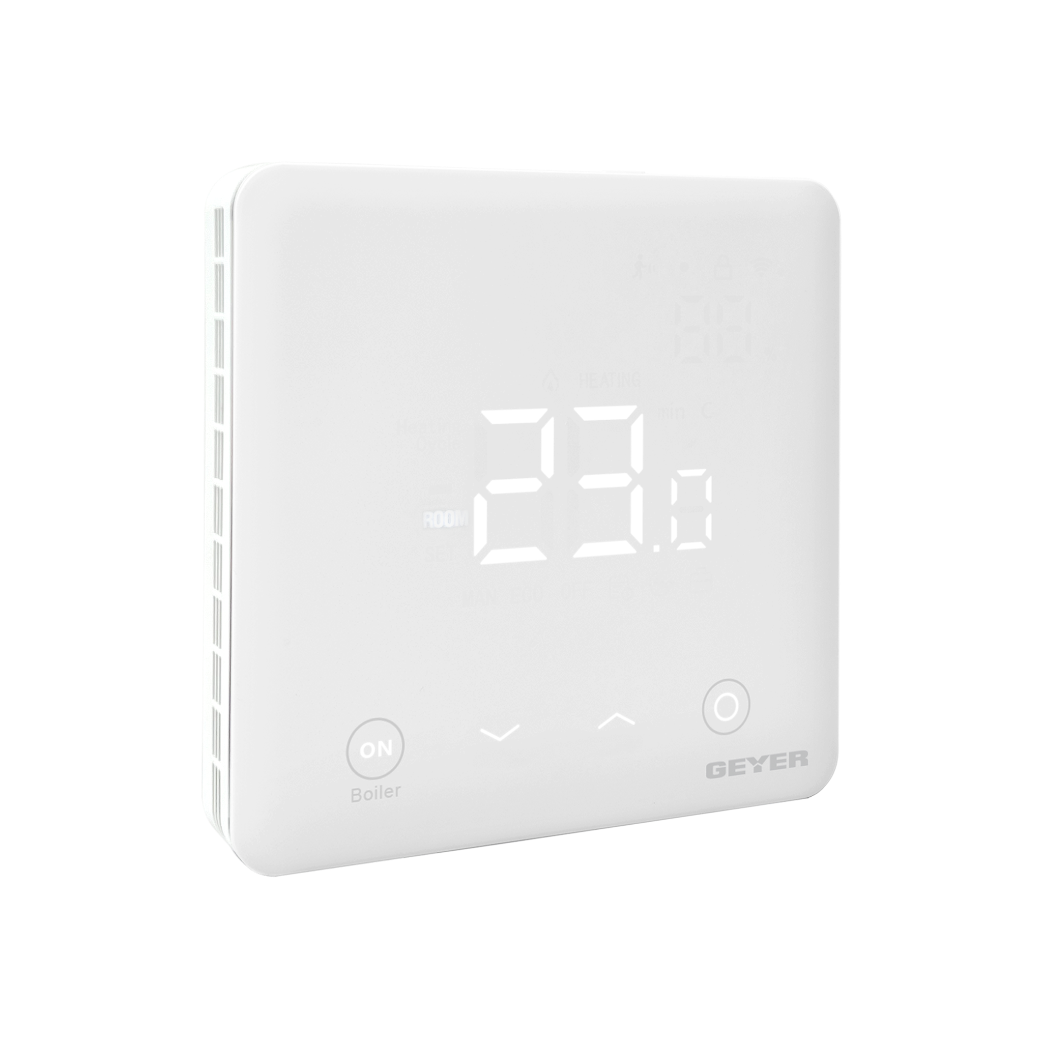 White GEYER GS-THWHB-W Wi-Fi room and boiler thermostat