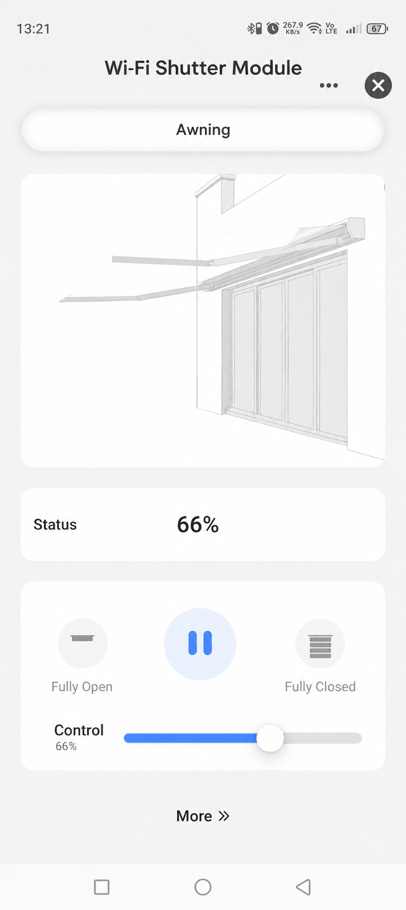 GEYER Smart awning position control
